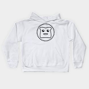 Crispy Toast Black Graphic Kids Hoodie